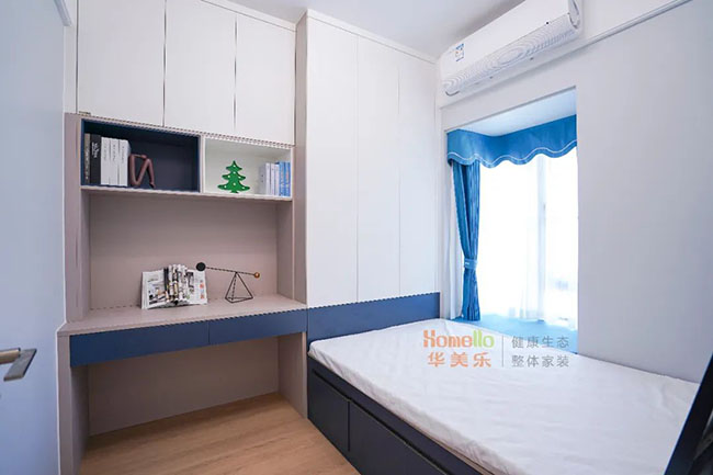 98㎡三居，現(xiàn)代風(fēng)設(shè)計(jì)搭配實(shí)用原木軟裝，打造寬松且舒適的家